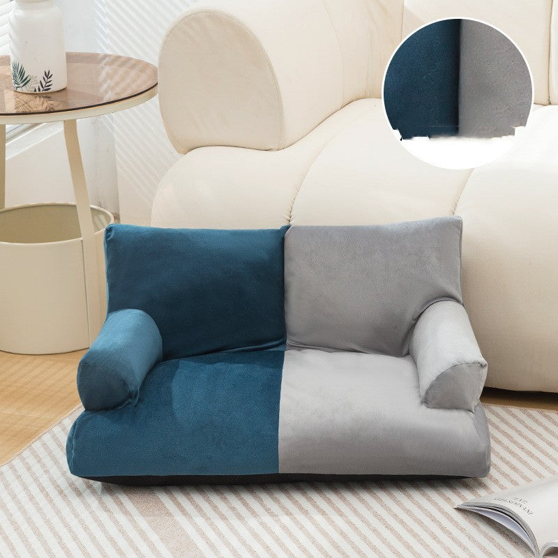 Doghouse Cathouse Pet Sofa Comfortable Open Sleep-free High Backrest Pet Mattress