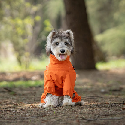 Fashion Personality Dog Pet One-piece Raincoat