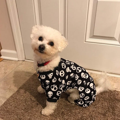 Pijama de Calaveras para Perros – Especial Halloween