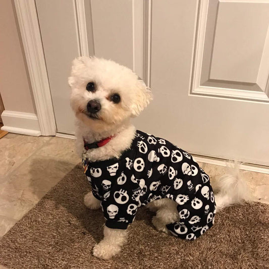 Pijama de Calaveras para Perros – Especial Halloween