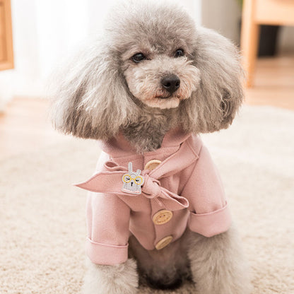 Cute Warm Padded Winter Coat Pet Clothes
