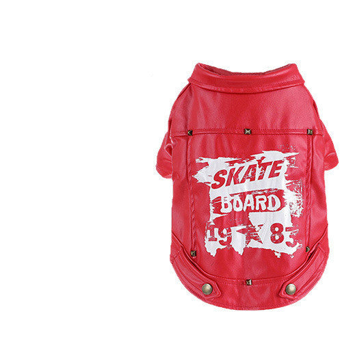 SkatePaw™ - Chaqueta urbana de cuero sintético para perros