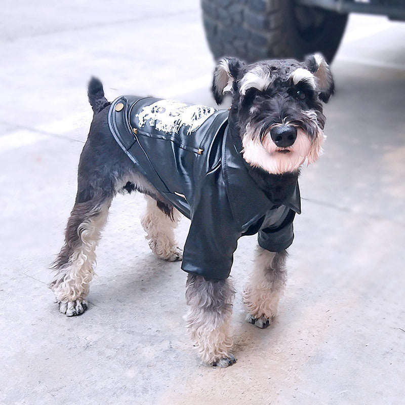 SkatePaw™ - Chaqueta urbana de cuero sintético para perros