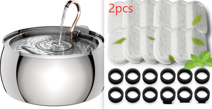 Copper Edition™ 4L – Fuente de agua para gatos y perros con tubo de cobre