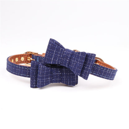 British bow pet collar