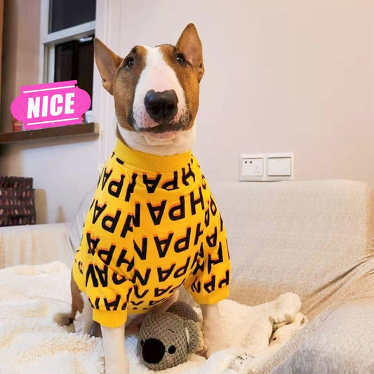 Fashion Simple Pet Letter Print T-shirt