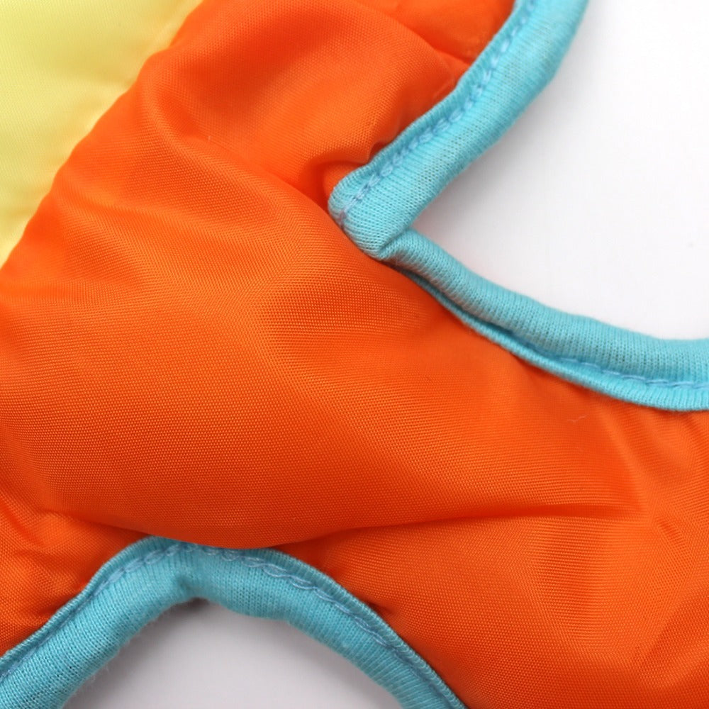 Pet clothing autumn and winter pet puppy jacket vest traction buckle