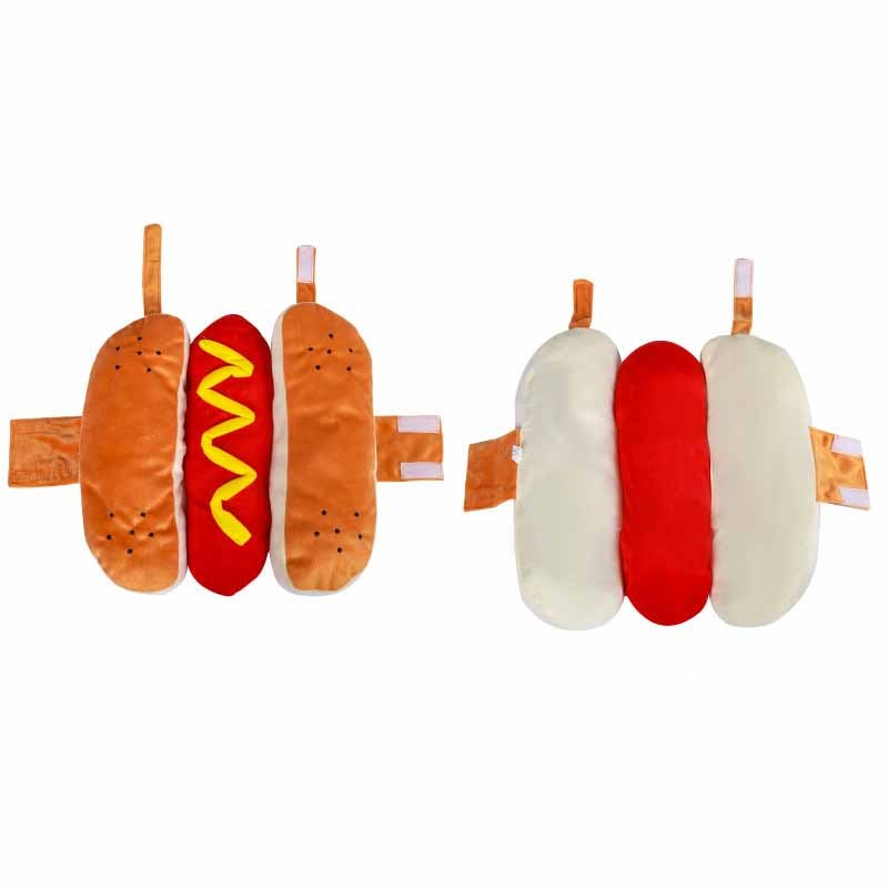 Disfraz de Hot Dog para Perros y Gatos - Ropa Divertida de Halloween
