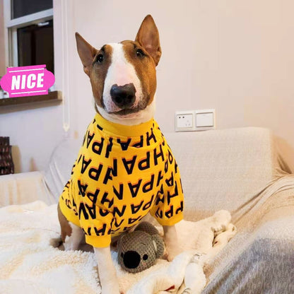 Fashion Simple Pet Letter Print T-shirt