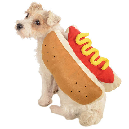Disfraz de Hot Dog para Perros y Gatos - Ropa Divertida de Halloween