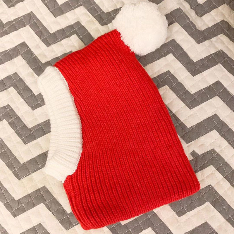 Fashion Simple Pet Autumn And Winter Woolen Hat