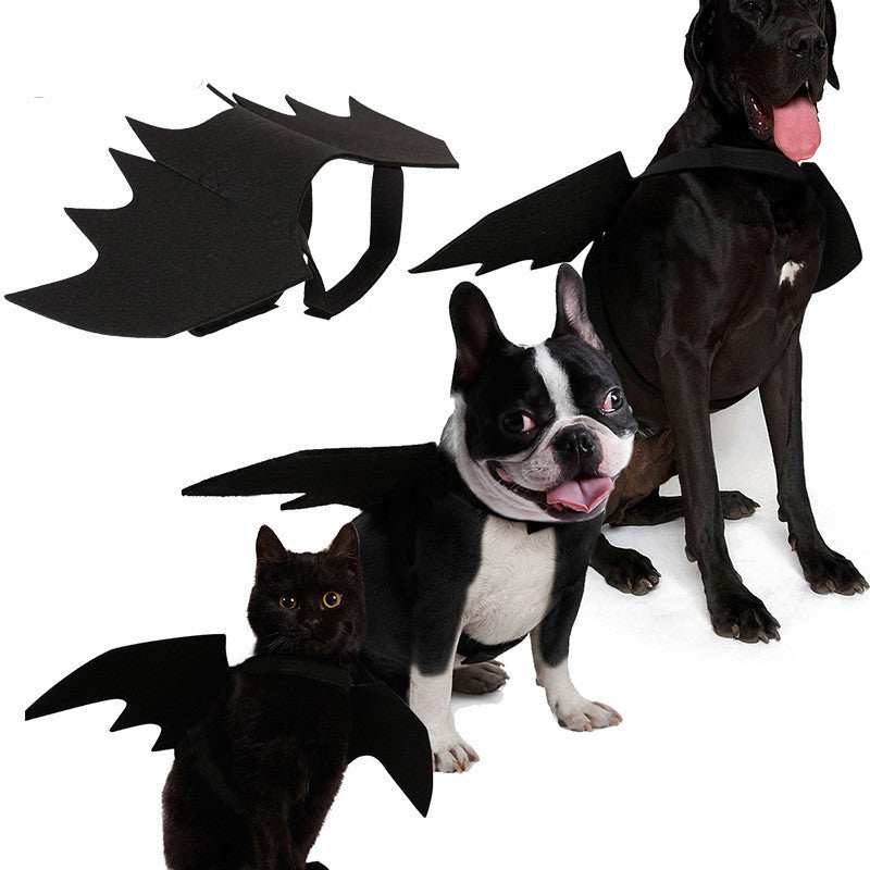Alas de Murciélago para Mascotas – Disfraz de Halloween para Perros y Gatos