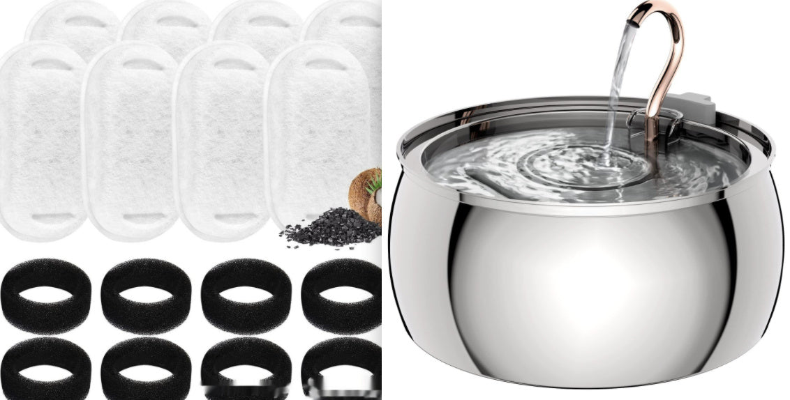 Copper Edition™ 4L – Fuente de agua para gatos y perros con tubo de cobre