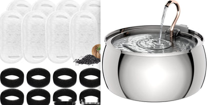 Copper Edition™ 4L – Fuente de agua para gatos y perros con tubo de cobre