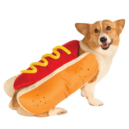 Disfraz de Hot Dog para Perros y Gatos - Ropa Divertida de Halloween
