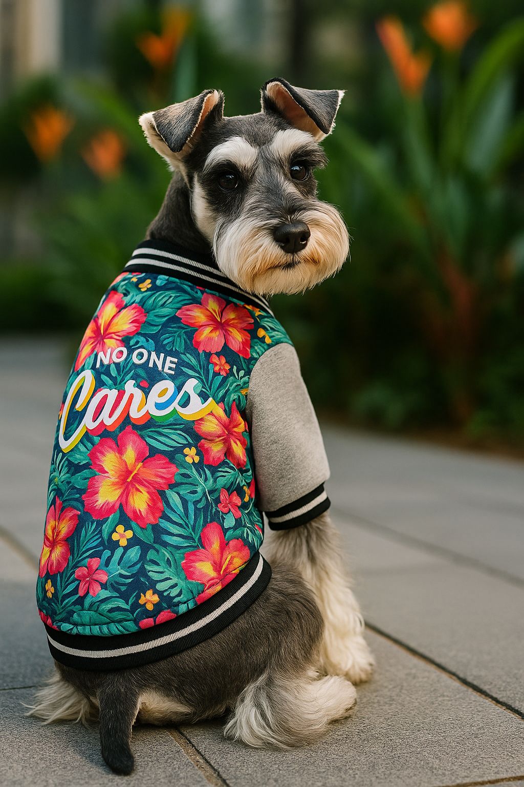 Chaqueta “No One Cares” - Estilo Tropical