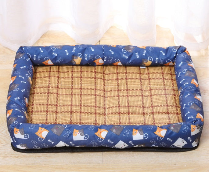 Pet Mat Mat Nest Four Seasons Universal Rattan Pet Nest