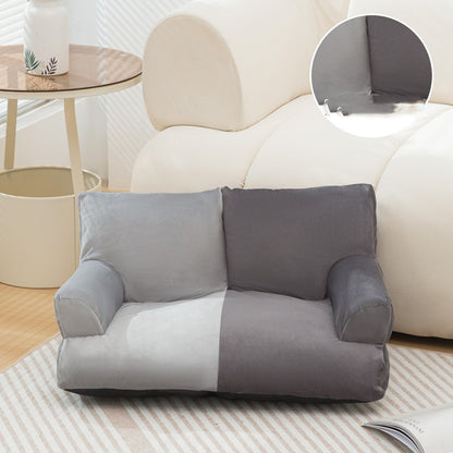 Doghouse Cathouse Pet Sofa Comfortable Open Sleep-free High Backrest Pet Mattress