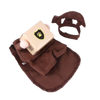 Disfraz Repartidor para Perros con Caja – Ropa Divertida Halloween