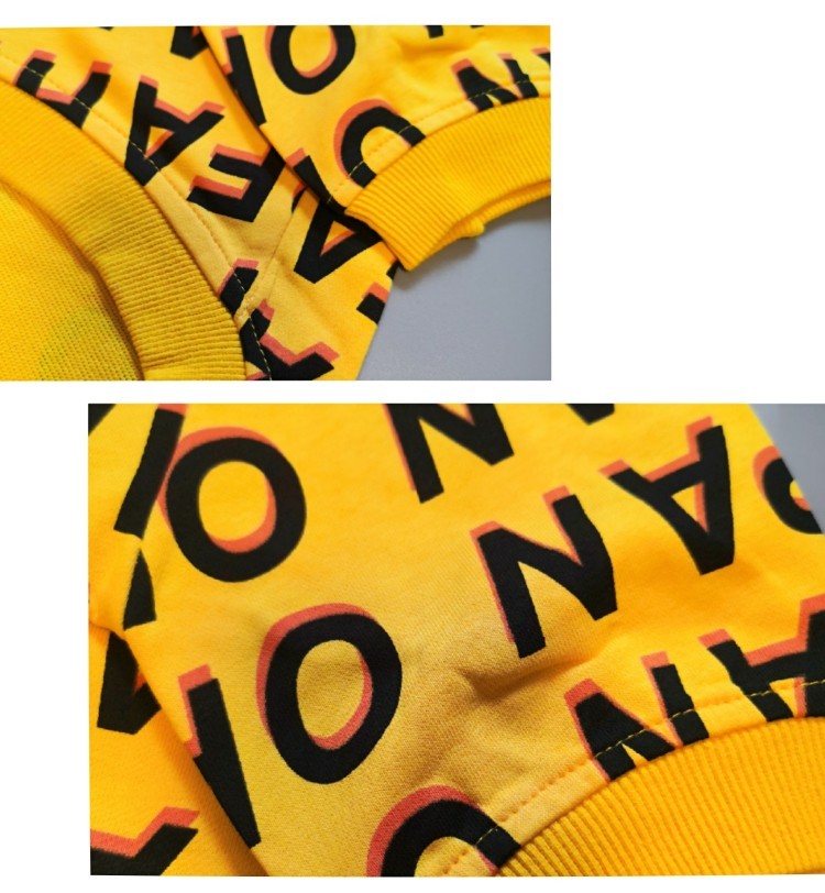 Fashion Simple Pet Letter Print T-shirt