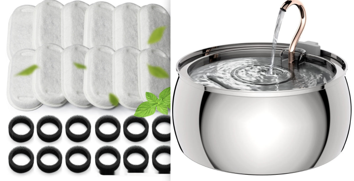 Copper Edition™ 4L – Fuente de agua para gatos y perros con tubo de cobre