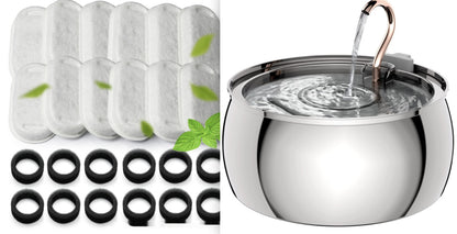 Copper Edition™ 4L – Fuente de agua para gatos y perros con tubo de cobre