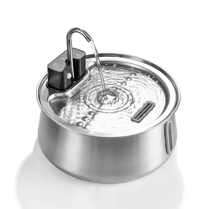 AquaPaw™ 4L - Dispensador de agua de acero inox. para mascotas